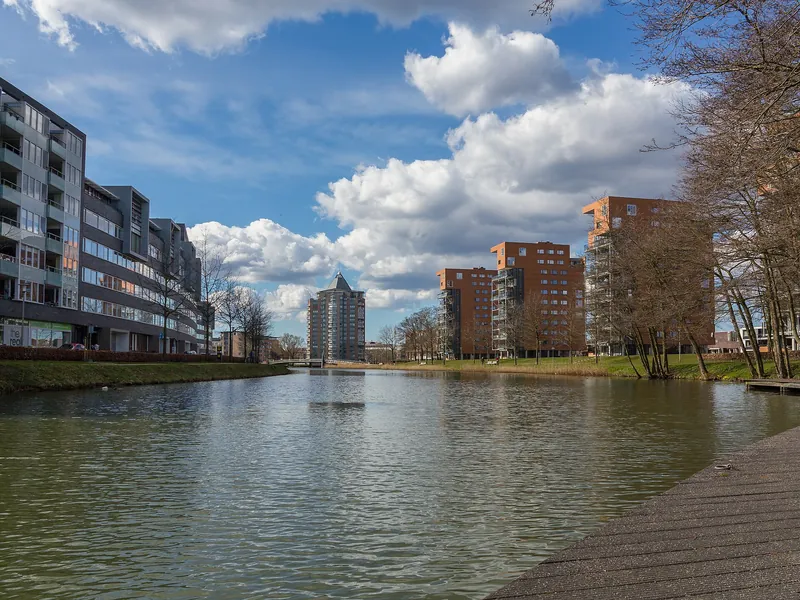 Apeldoorns Kanaal bij het centrum van Apeldoorn